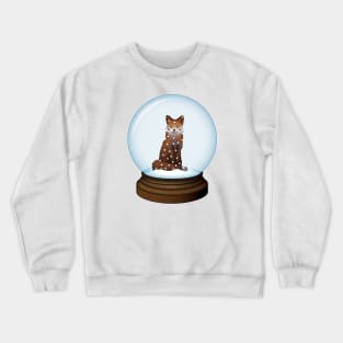 Red Fox Globe Crewneck Sweatshirt